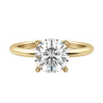 Load image into Gallery viewer, EAVE CLASSIC ROUND CUT MOISSANITE ENGAGEMENT RING