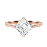 Load image into Gallery viewer, EAVE KITE ASSCHER CUT MOISSANITE ENGAGEMENT RING