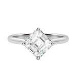 Load image into Gallery viewer, EAVE KITE ASSCHER CUT MOISSANITE ENGAGEMENT RING