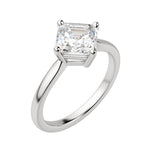 Load image into Gallery viewer, EAVE KITE ASSCHER CUT MOISSANITE ENGAGEMENT RING