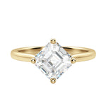 Load image into Gallery viewer, EAVE KITE ASSCHER CUT MOISSANITE ENGAGEMENT RING