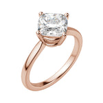 Load image into Gallery viewer, EAVE KITE CUSHION CUT MOISSANITE ENGAGEMENT RING