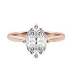 Load image into Gallery viewer, EAVE KITE OVAL CUT MOISSANITE ENGAGEMENT RING