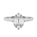 Load image into Gallery viewer, EAVE KITE OVAL CUT MOISSANITE ENGAGEMENT RING
