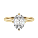 Load image into Gallery viewer, EAVE KITE OVAL CUT MOISSANITE ENGAGEMENT RING