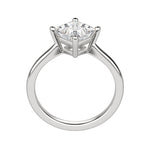 Load image into Gallery viewer, EAVE KITE PRINCESS CUT MOISSANITE ENGAGEMENT RING