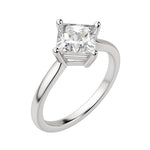 Load image into Gallery viewer, EAVE KITE PRINCESS CUT MOISSANITE ENGAGEMENT RING