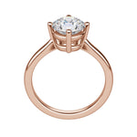 Load image into Gallery viewer, EAVE KITE ROUND CUT MOISSANITE ENGAGEMENT RING