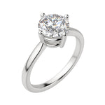 Load image into Gallery viewer, EAVE KITE ROUND CUT MOISSANITE ENGAGEMENT RING