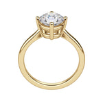 Load image into Gallery viewer, EAVE KITE ROUND CUT MOISSANITE ENGAGEMENT RING