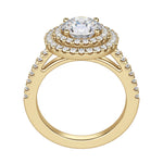 Load image into Gallery viewer, ECHO ROUND CUT MOISSANITE ENGAGEMENT RING
