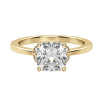 Load image into Gallery viewer, EDEN CUSHION CUT MOISSANITE ENGAGEMENT RING