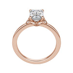 Load image into Gallery viewer, EDEN EMERALD CUT MOISSANITE ENGAGEMENT RING