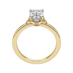 Load image into Gallery viewer, EDEN EMERALD CUT MOISSANITE ENGAGEMENT RING