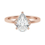 Load image into Gallery viewer, EDEN PEAR CUT MOISSANITE ENGAGEMENT RING