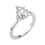 Load image into Gallery viewer, EDEN PEAR CUT MOISSANITE ENGAGEMENT RING