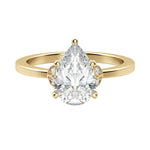 Load image into Gallery viewer, EDEN PEAR CUT MOISSANITE ENGAGEMENT RING