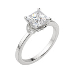 Load image into Gallery viewer, EDEN PRINCESS CUT MOISSANITE ENGAGEMENT RING