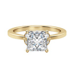 Load image into Gallery viewer, EDEN PRINCESS CUT MOISSANITE ENGAGEMENT RING