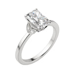 Load image into Gallery viewer, EDEN RADIANT CUT MOISSANITE ENGAGEMENT RING