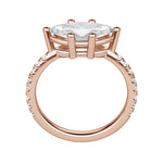 Load image into Gallery viewer, EDGY BASKET ACCENTED MARQUISE CUT ENGAGEMENT RING