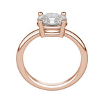 Load image into Gallery viewer, EDGY BASKET CLASSIC OVAL CUT MOISSANITE ENGAGEMENT RING