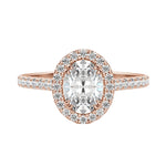 Load image into Gallery viewer, ENVY OVAL CUT MOISSANITE ENGAGEMENT RING
