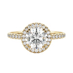 Load image into Gallery viewer, ENVY ROUND CUT MOISSANITE ENGAGEMENT RING