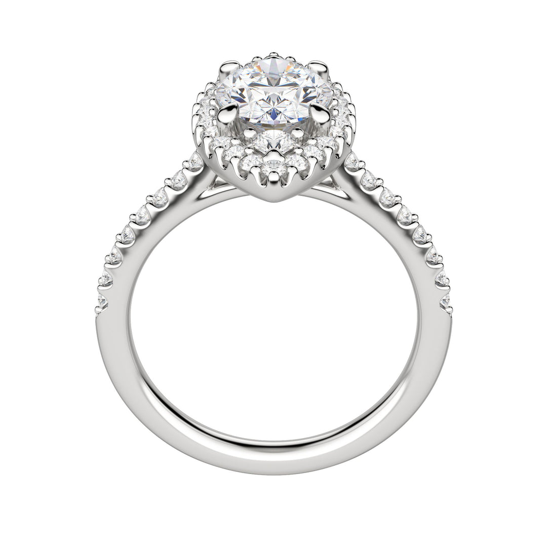 EROS OVAL CUT MOISSANITE ENGAGEMENT RING