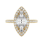 Load image into Gallery viewer, EROS OVAL CUT MOISSANITE ENGAGEMENT RING