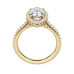 Load image into Gallery viewer, EROS OVAL CUT MOISSANITE ENGAGEMENT RING