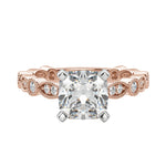 Load image into Gallery viewer, EYRE CUSHION CUT MOISSANITE ENGAGEMENT RING