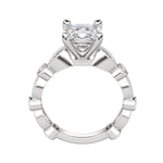 Load image into Gallery viewer, EYRE CUSHION CUT MOISSANITE ENGAGEMENT RING