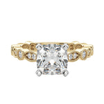 Load image into Gallery viewer, EYRE CUSHION CUT MOISSANITE ENGAGEMENT RING