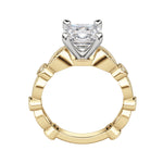 Load image into Gallery viewer, EYRE CUSHION CUT MOISSANITE ENGAGEMENT RING