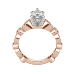 Load image into Gallery viewer, EYRE MARQUISE CUT MOISSANITE ENGAGEMENT RING