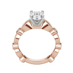 Load image into Gallery viewer, EYRE OVAL CUT MOISSANITE ENGAGEMENT RING