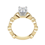 Load image into Gallery viewer, EYRE OVAL CUT MOISSANITE ENGAGEMENT RING