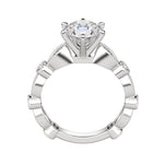 Load image into Gallery viewer, EYRE ROUND CUT MOISSANITE ENGAGEMENT RING