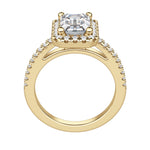 Load image into Gallery viewer, VAIL EMERALD CUT MOISSANITE ENGAGEMENT RING