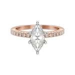 Load image into Gallery viewer, FATE MARQUISE CUT MOISSANITE ENGAGEMENT RING