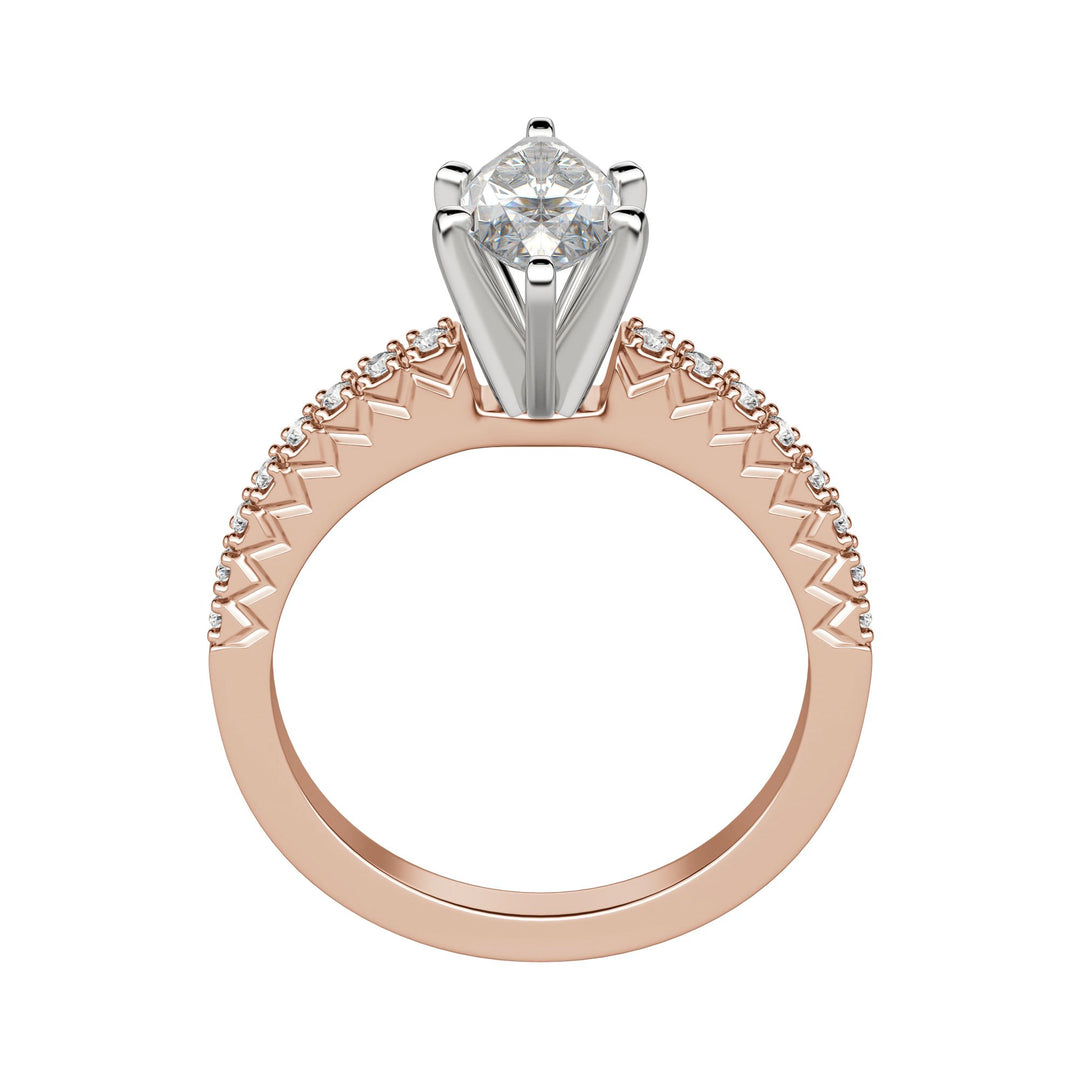 FATE MARQUISE CUT MOISSANITE ENGAGEMENT RING