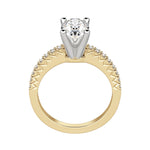 Load image into Gallery viewer, FATE OVAL CUT MOISSANITE ENGAGEMENT RING