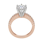 Load image into Gallery viewer, FATE ROUND CUT MOISSANITE ENGAGEMENT RING