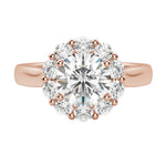 Load image into Gallery viewer, FAUN CLASSIC ROUND CUT MOISSANITE ENGAGEMENT RING