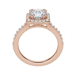 Load image into Gallery viewer, FAYE ROUND CUT MOISSANITE ENGAGEMENT RING