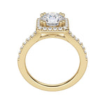 Load image into Gallery viewer, FAYE ROUND CUT MOISSANITE ENGAGEMENT RING