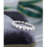 Load image into Gallery viewer, FULL ETERNITY VINTAGE STACKING MATCHING BRIDAL MOISSANITE WEDDING BAND