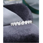 Load image into Gallery viewer, FULL ETERNITY VINTAGE STACKING MATCHING BRIDAL MOISSANITE WEDDING BAND