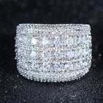 Load image into Gallery viewer, FULL ICED OUT MOISSANITE CUSTOM MEN’S SPINNING BAND PARTY RINGS,HIP HOP JEWELRY